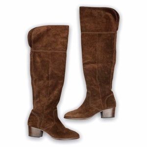 Frye Clara suede OTK boot 9 1/2. EUC